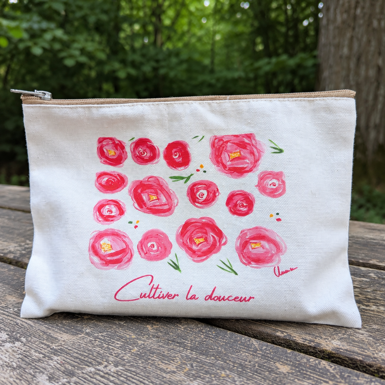 Trousse zippée - Cultiver la douceur