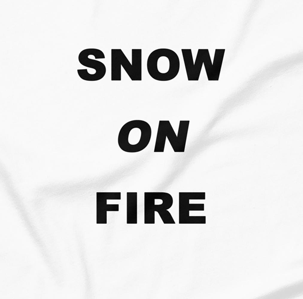 snow on fire