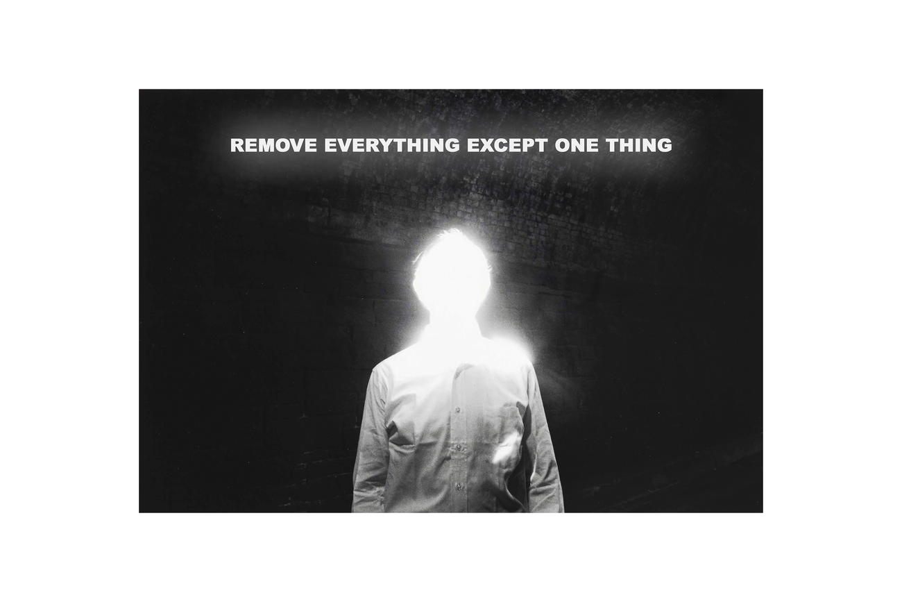 remove everything except one thing