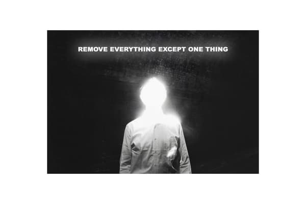 remove everything except one thing