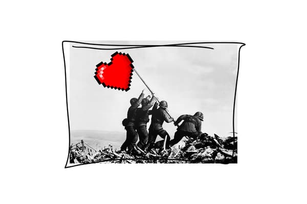 hrt flag metal drink thing - Image