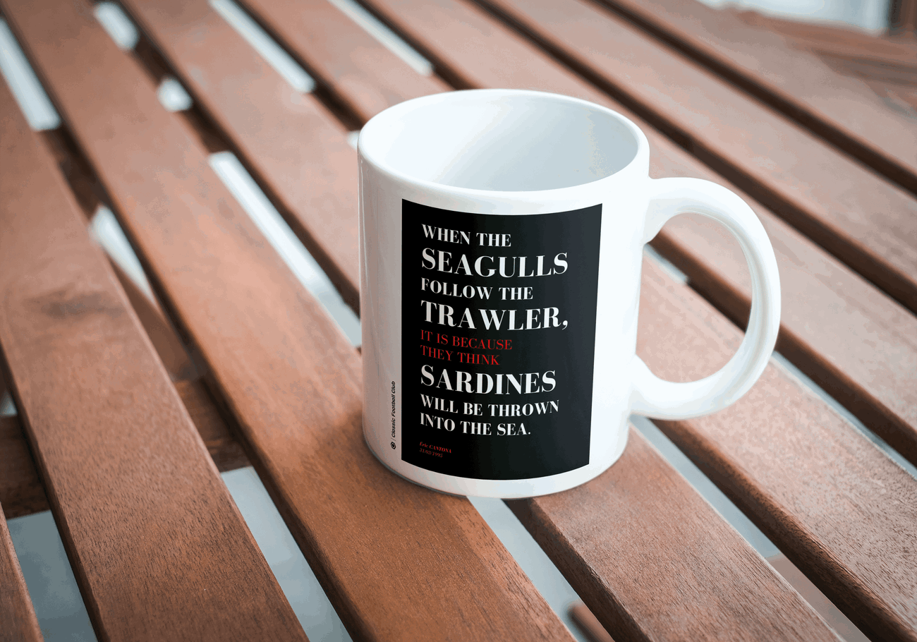 Image front Mug phrase culte - Eric the (fisher) king - Foot nostalgie