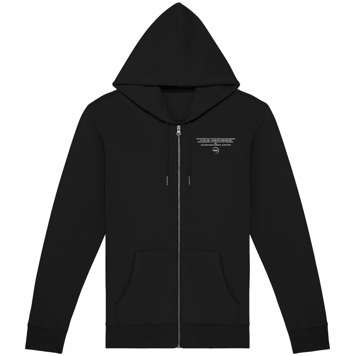 Sweat à capuche zippé unisexe 𝐋𝐎𝐑𝐃𝐄𝐀𝐃 - 𝐒𝐏𝐀𝐂𝐄 𝐖𝐀𝐑𝐑𝐈𝐎𝐑 - Image