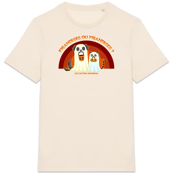 Image front T-Shirt BIO Friandises ou Friandises