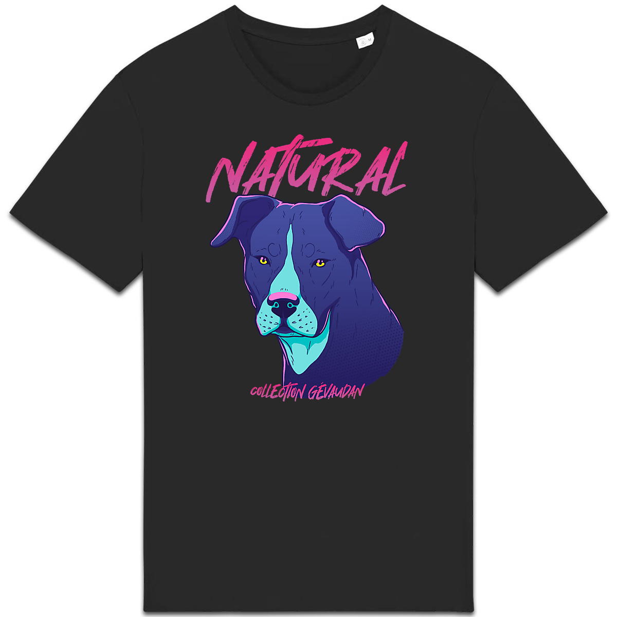 Image front T-Shirt BIO Natural Amstaff