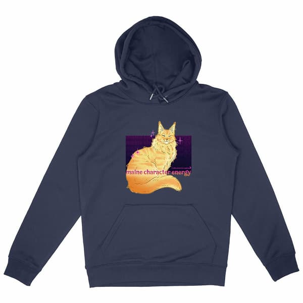 Image front Hoodie Maine Character Energy - Maine Coon