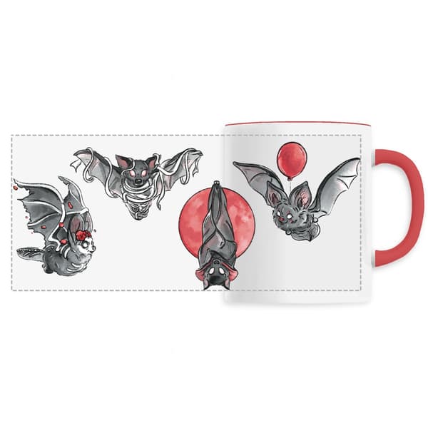 Image du produit Mug Black Bats ft. Asté Illu