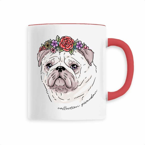 Image front Mug Carlin Fleuri