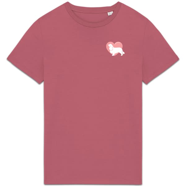 Image du produit T-Shirt BIO Cœur de Cavie - Couleur personnalisable