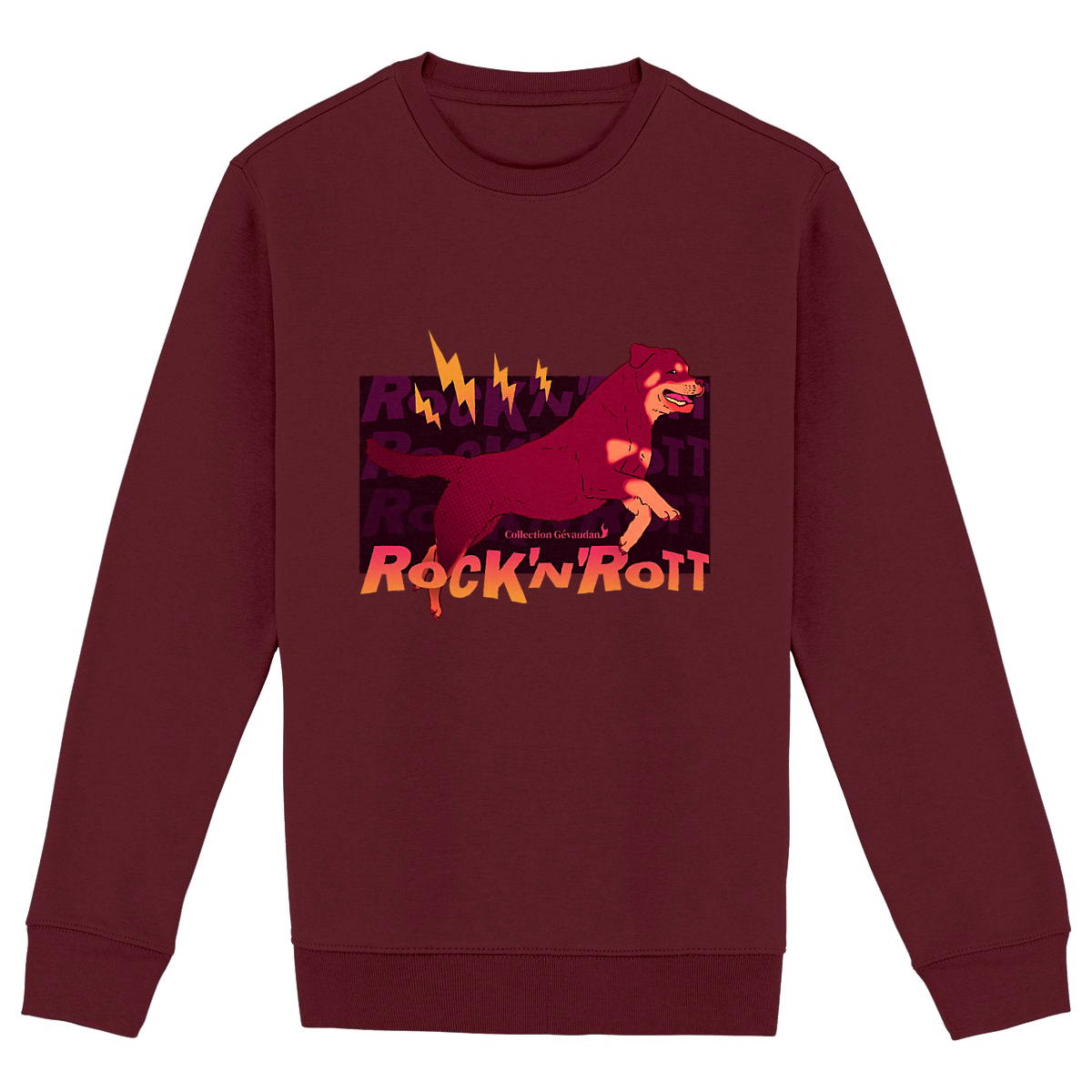 Image front Sweatshirt Rock'n'Rott - Rottweiler