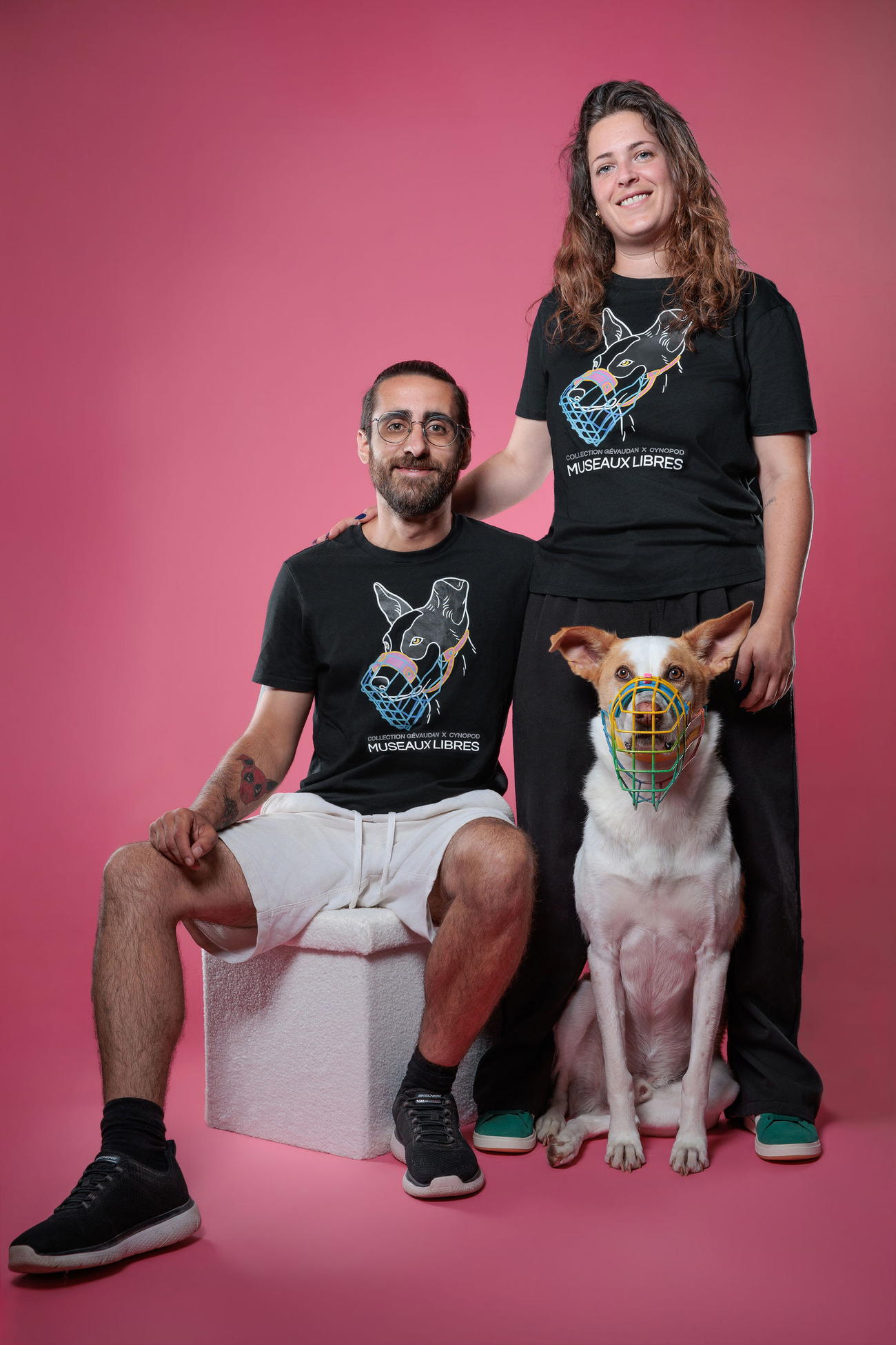 Image back T-Shirt BIO Museaux Libres ft. Cynopod