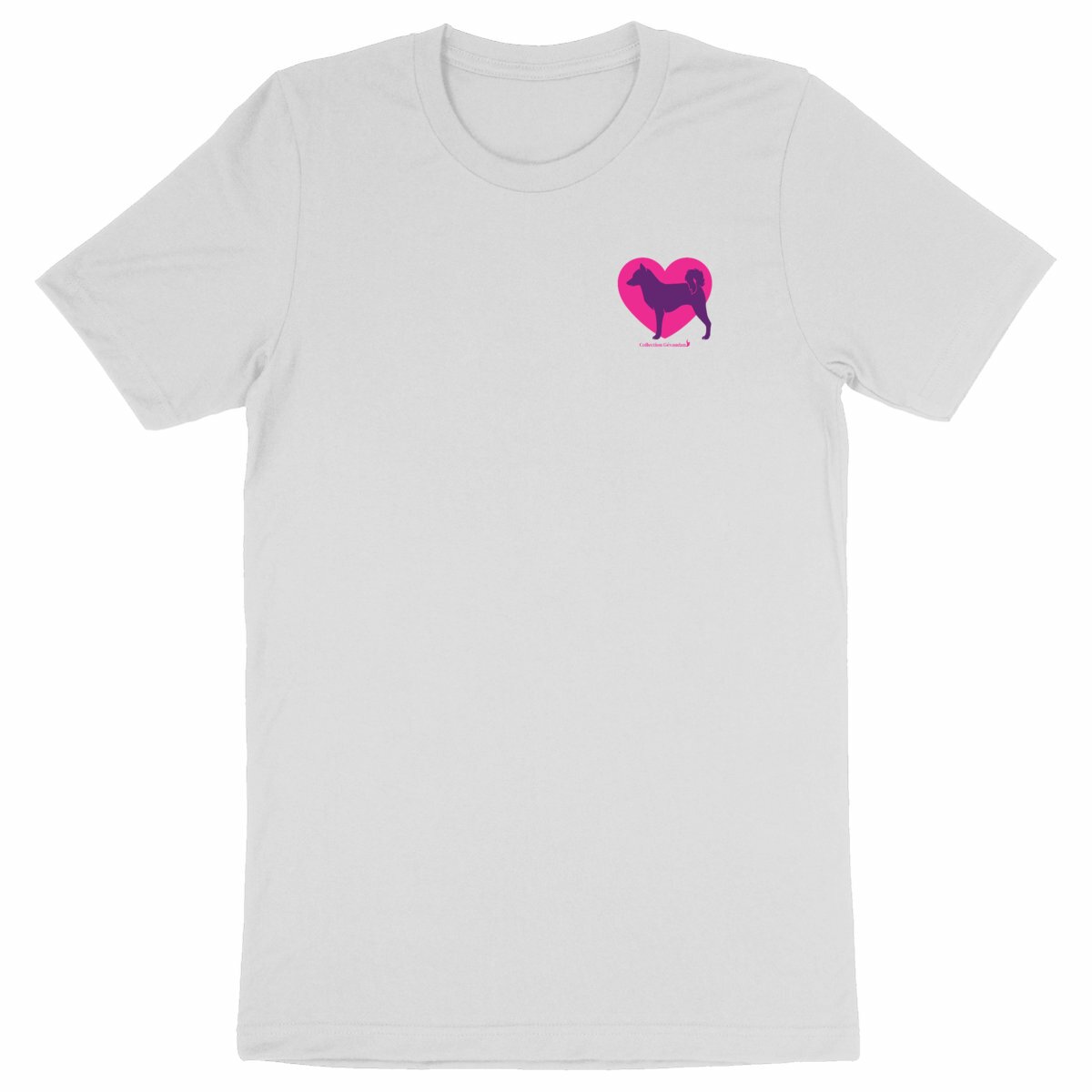 Image front T-Shirt BIO Cœur de Shikoku - Couleur personnalisable