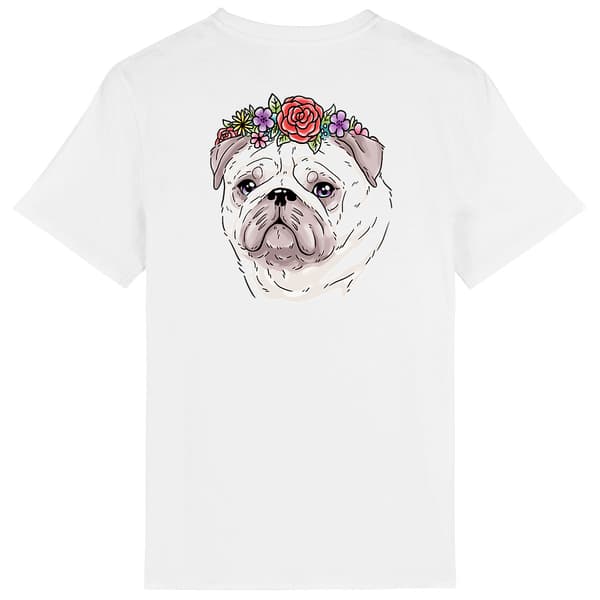 Image front T-Shirt BIO Carlin Fleuri