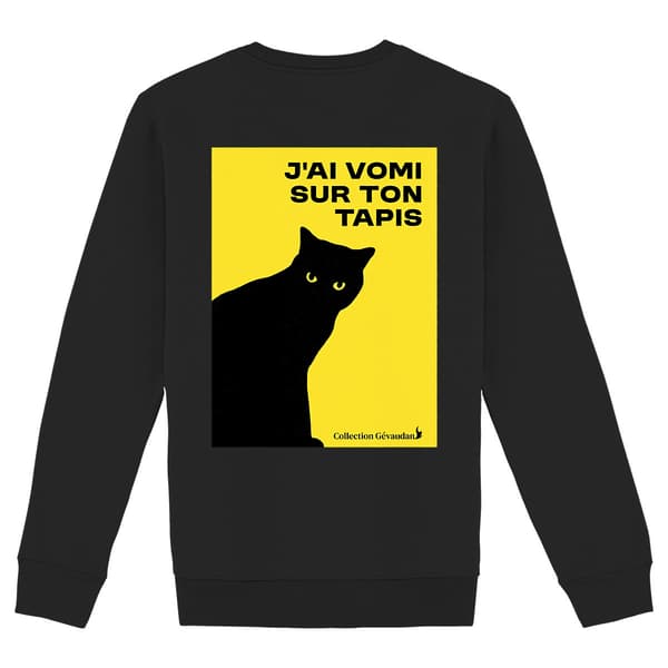 Image front Sweatshirt J'ai vomi sur ton tapis