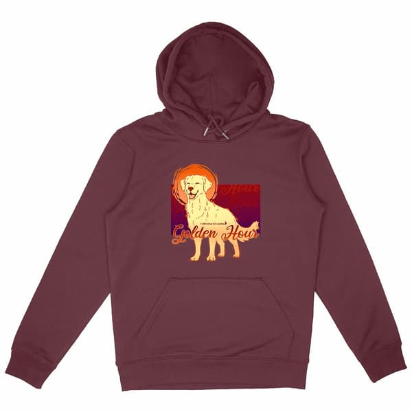 Image front Hoodie Golden Hour - Golden Retriever