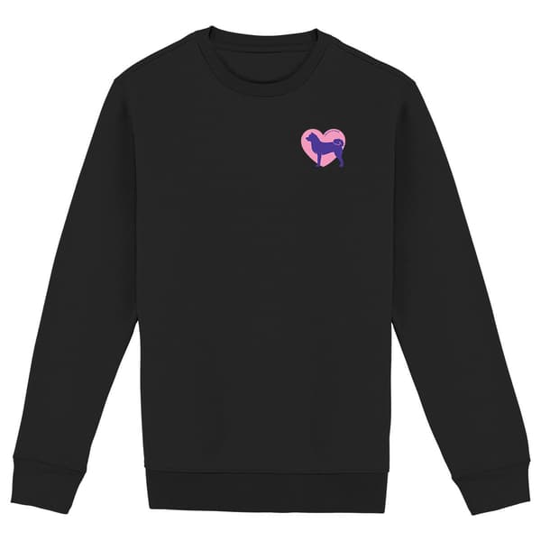 Image du produit Sweatshirt Cœur d'Akita Inu - Couleur personnalisable