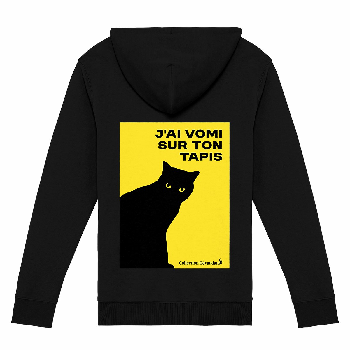 Image front Hoodie Zippé J'ai vomi sur ton tapis