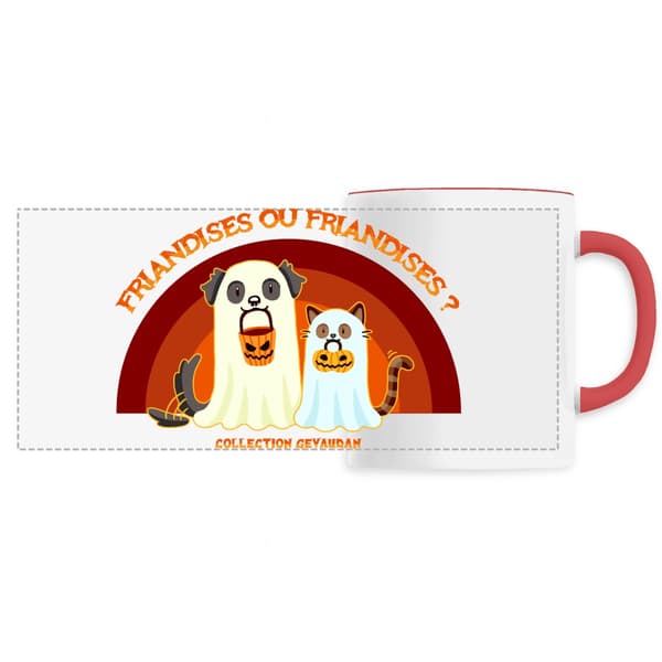 Image front Mug Friandises ou Friandises