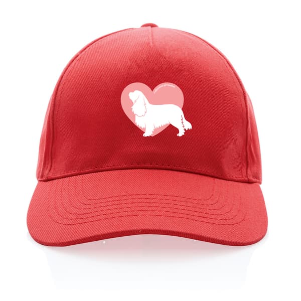 Image front Casquette Cœur de Cavie - Couleur personnalisable