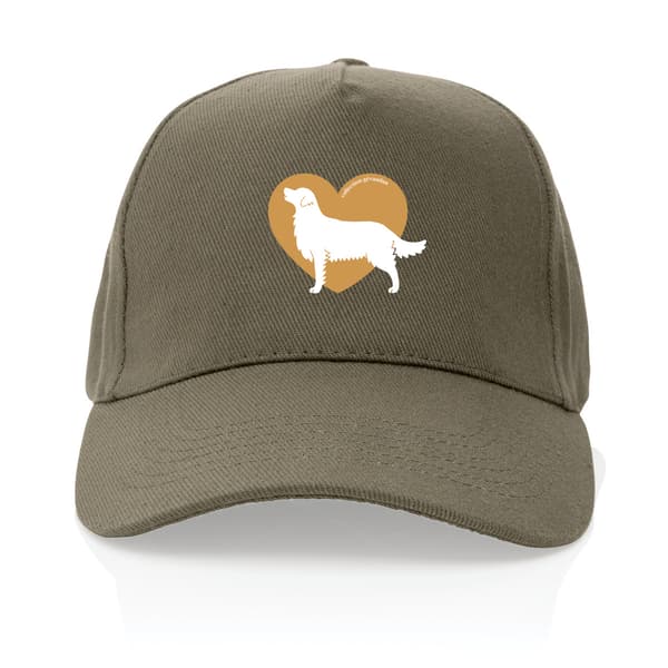 Image front Casquette Cœur de Golden - Couleur personnalisable