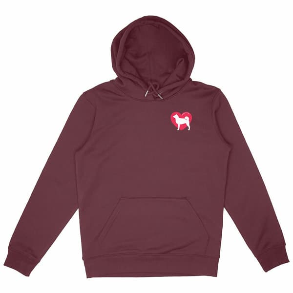 Image du produit Hoodie Cœur d'Akita Américain - Couleur personnalisable