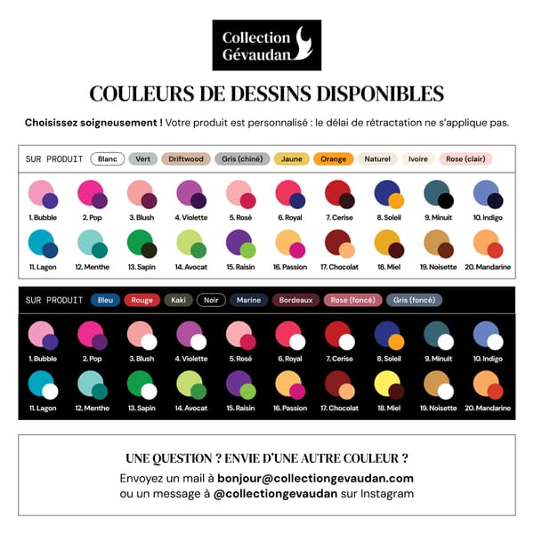 Image back Hoodie Cœur de Carlin - Couleur personnalisable