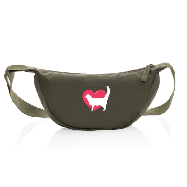 Image front Sac Banane Cœur de Maine Coon - Couleur personnalisable