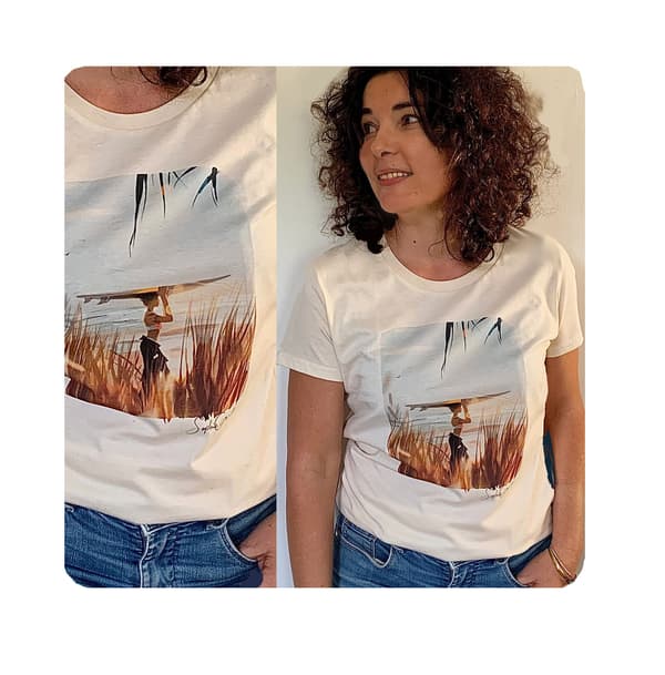 Image back The Wave - T-shirt femme épais