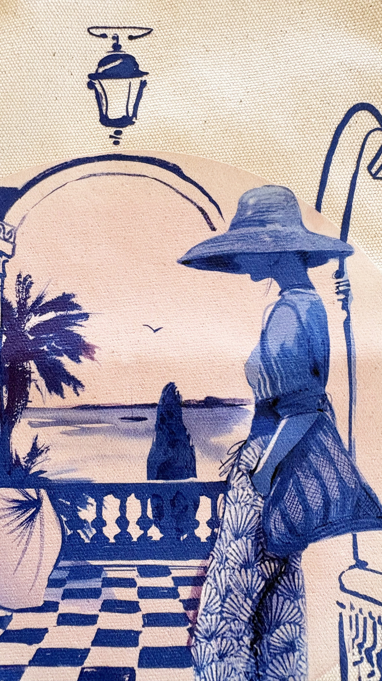 Blue French Riviera - Totebag