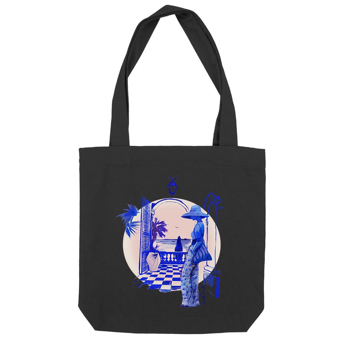 Image back Blue French Riviera - Totebag