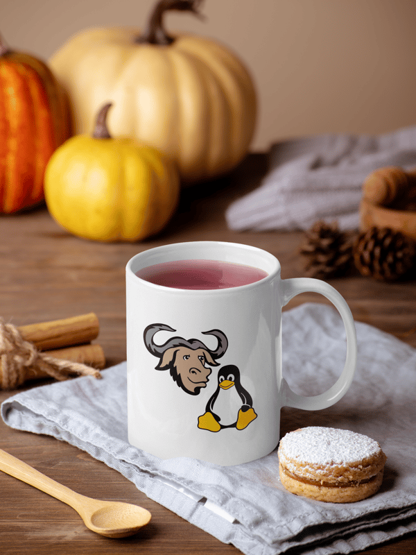 Image front GNU/Linux Mug