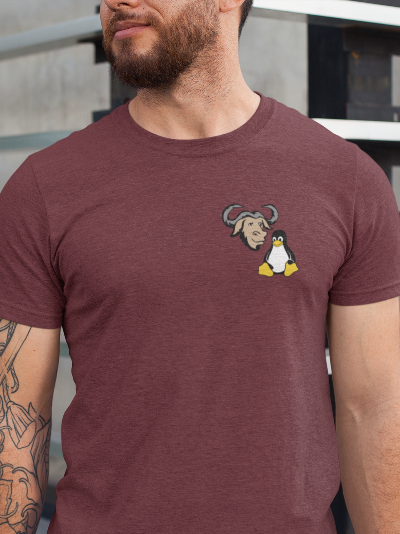 Image front GNU/Linux  - T-Shirt - Unisex