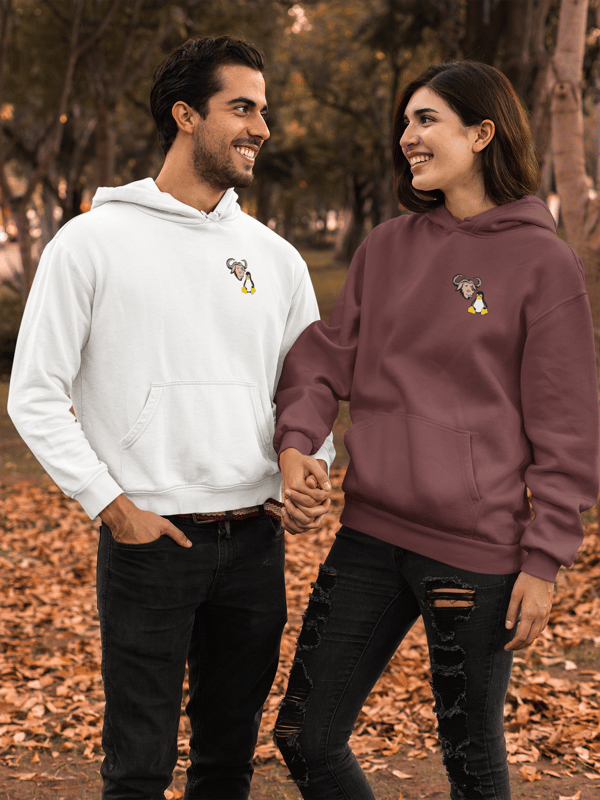 Image front GNU/Linux Hoodie