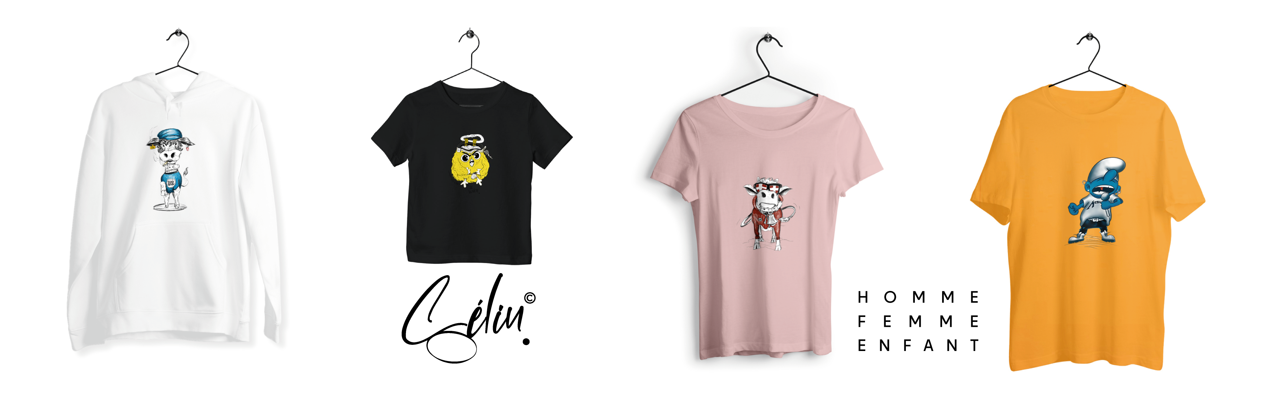 left - Célin Grafik Illustrations