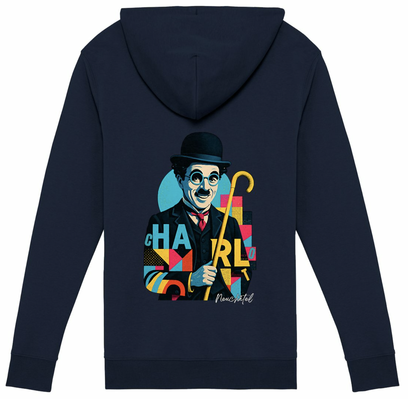 Image front Sweat à capuche Zippé Unisexe Édition Vintage