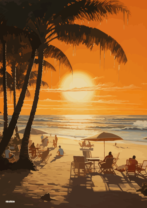 Apéro sur la plage - Image