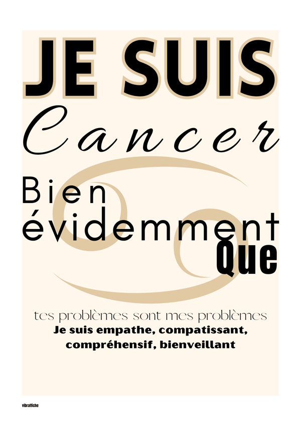 Je suis Cancer - Image