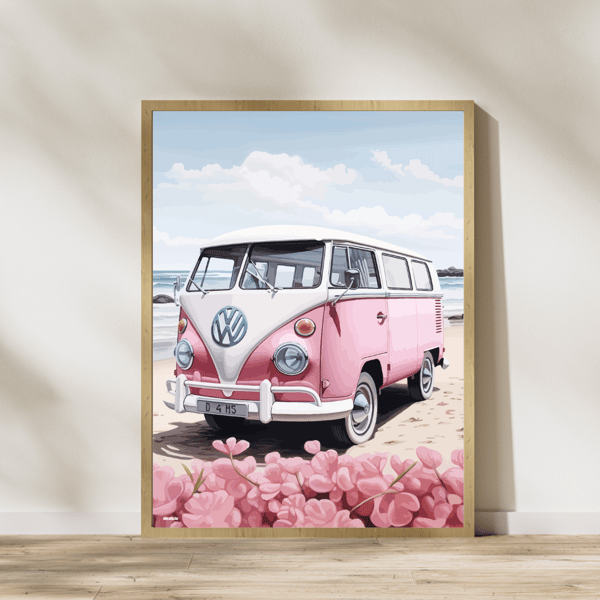 Le combi rose - Image