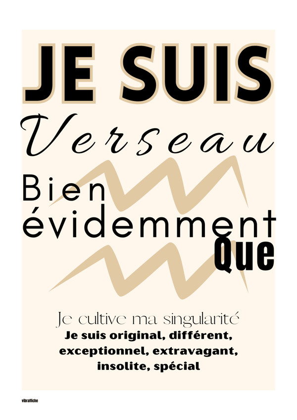 Je suis Verseau - Image
