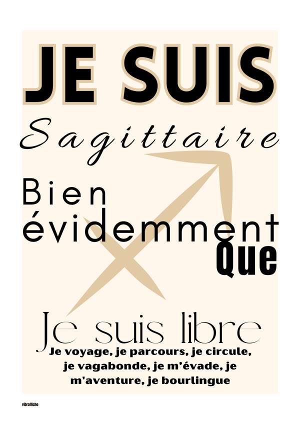 Je suis Sagittaire - Image