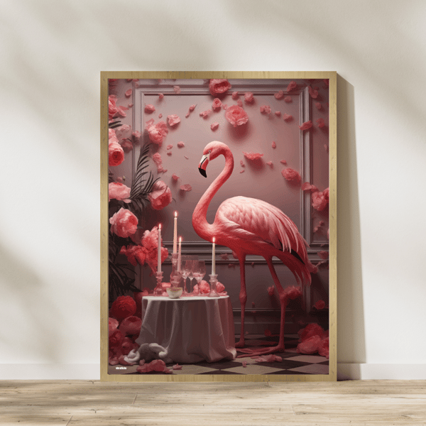 Mr flamant-rose dîne - Image