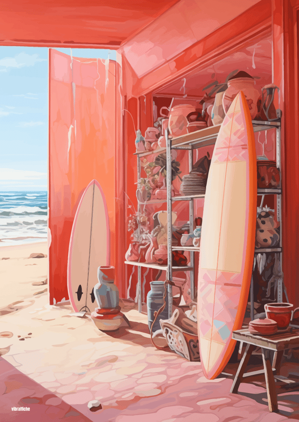 La demoiselle surfeuse - Image