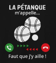 Image front T-shirt Unisexe Classique Pétanque - Cadeau Idéal