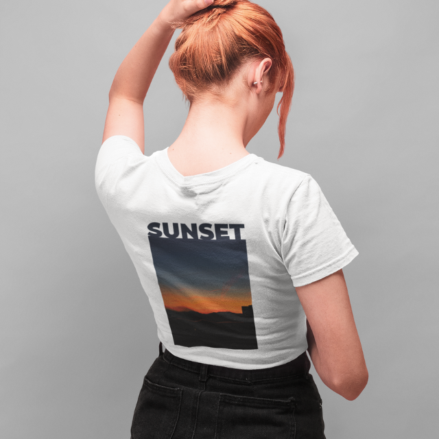 Image back SUNSET - T-Shirt Unisexe