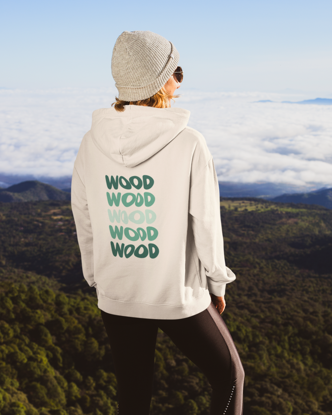 Image front WOOD - Sweat à capuche Unisexe