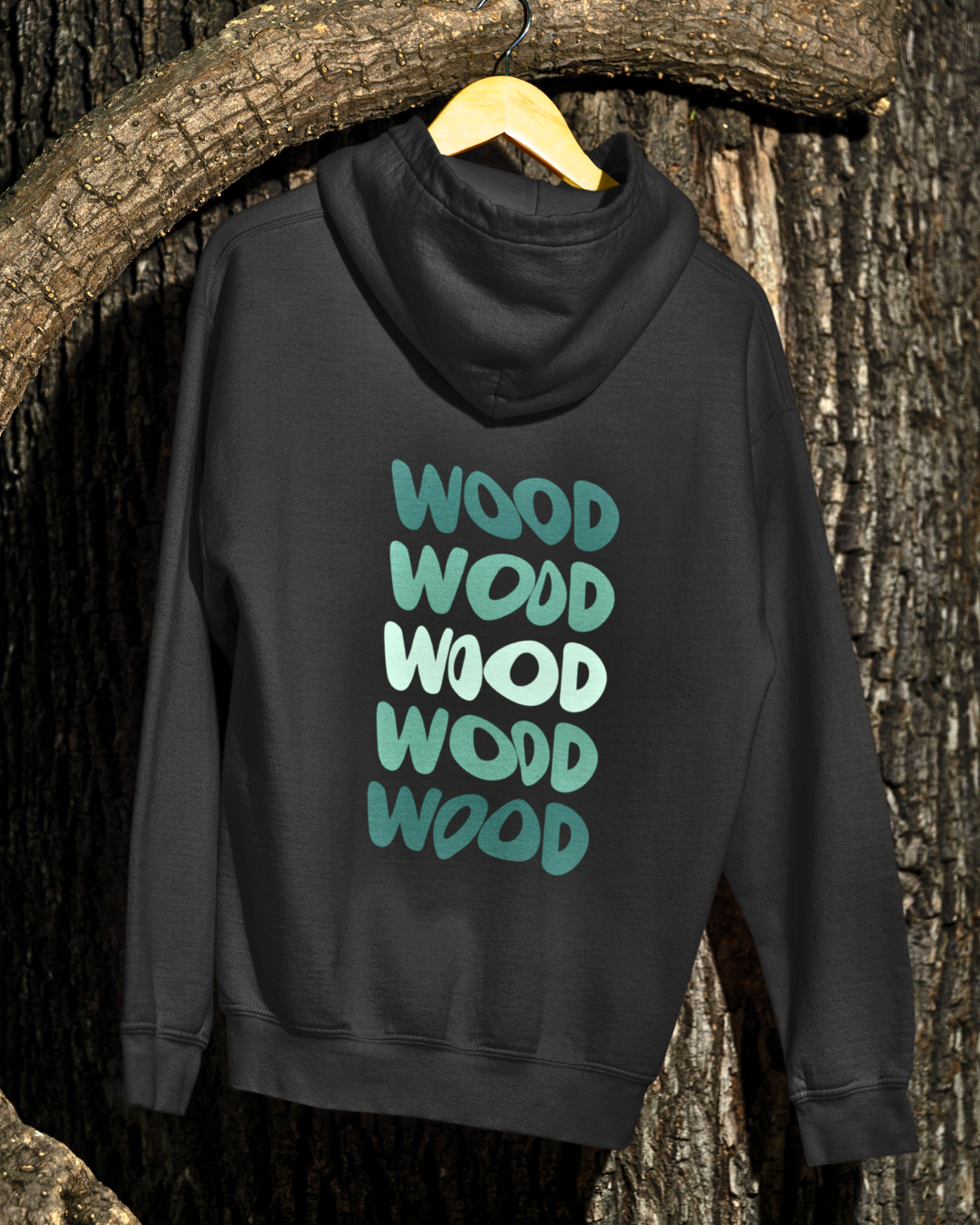 Image back WOOD - Sweat à capuche Unisexe