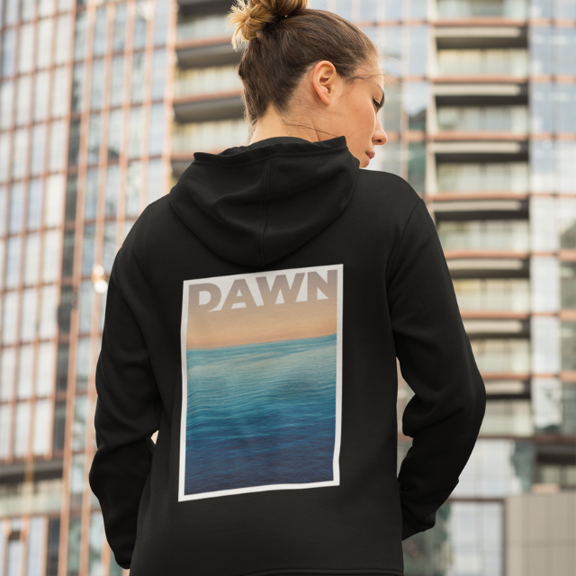 Image back DAWN - Sweat à capuche Unisexe