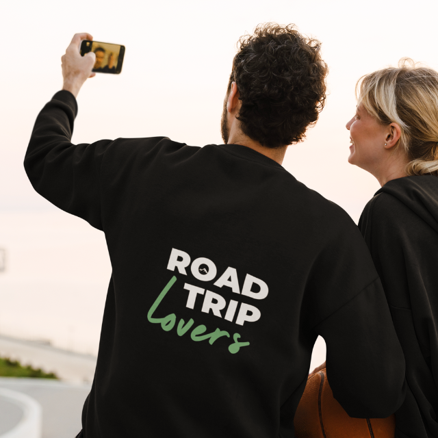 Image front ROAD TRIP LOVERS - Sweat Unisexe