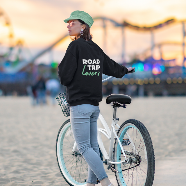 Image back ROAD TRIP LOVERS - Sweat Unisexe