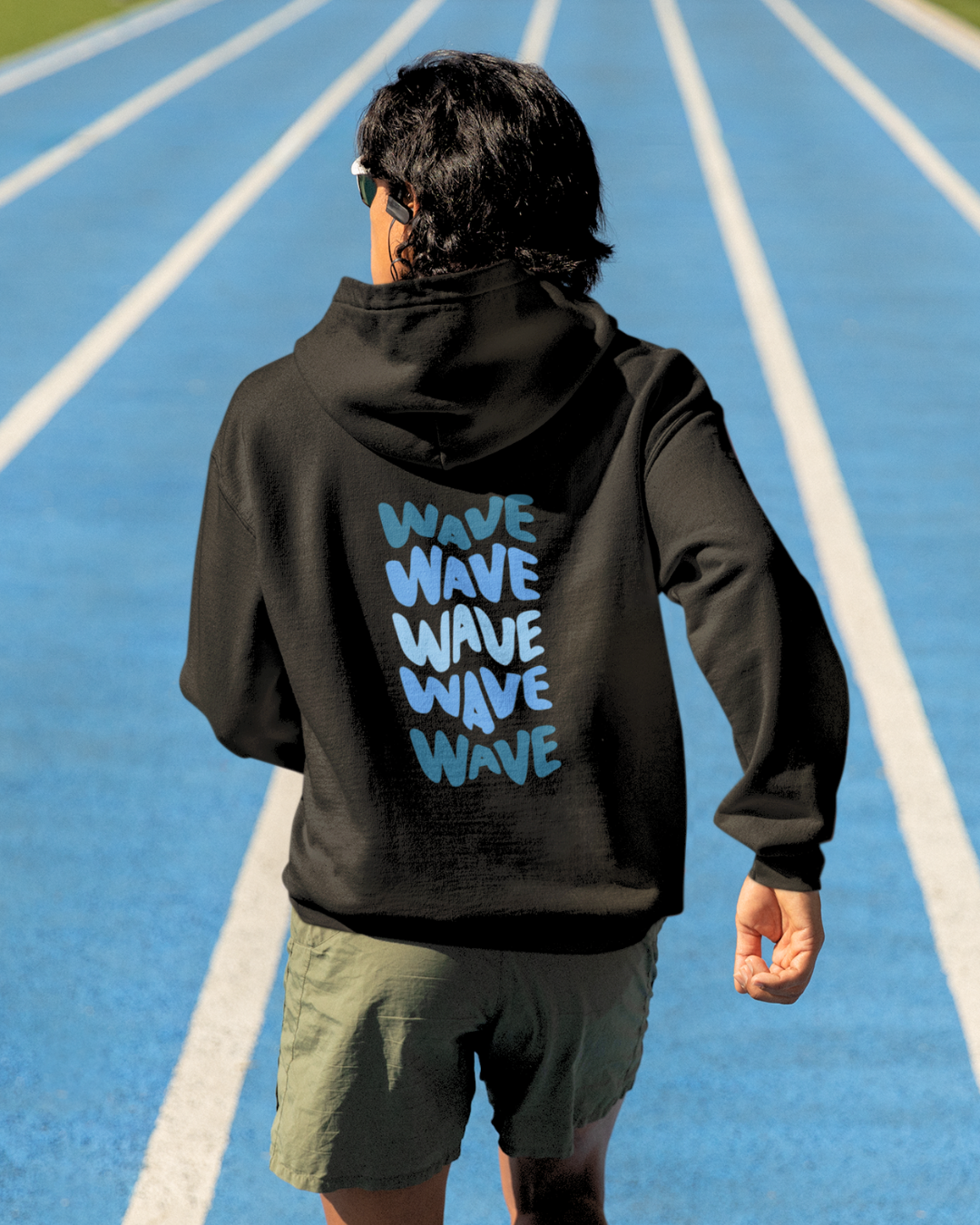Image back WAVE - Sweat à capuche Unisexe